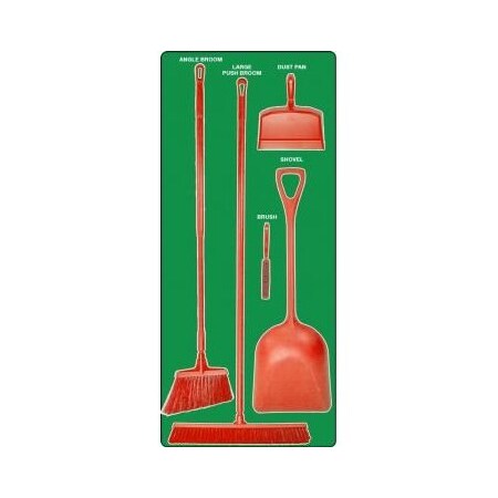 Accuform DRY ZONE STOREBOARDS PSB112GNRD PSB112GNRD